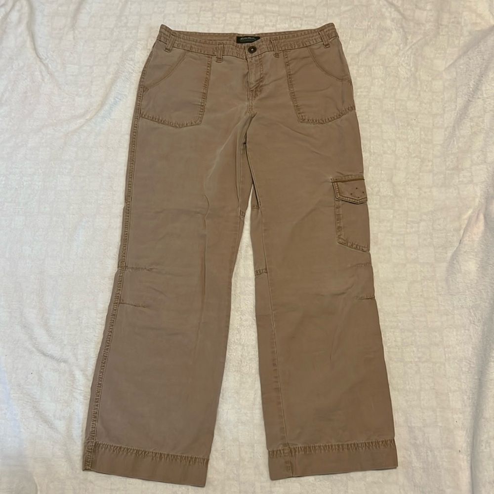 Eddie Bauer khaki cargo pants